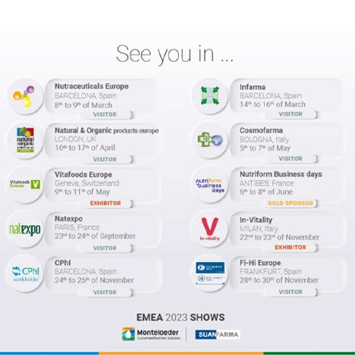 Monteloeder EMEA 2023 shows